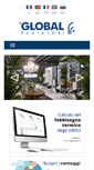 Mobile Screenshot of globalradiatori.it